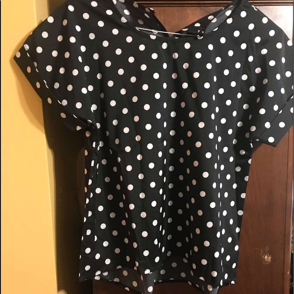 Poka Dot Blouse